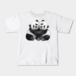 Babies Panda - hugs G2016-143 Kids T-Shirt